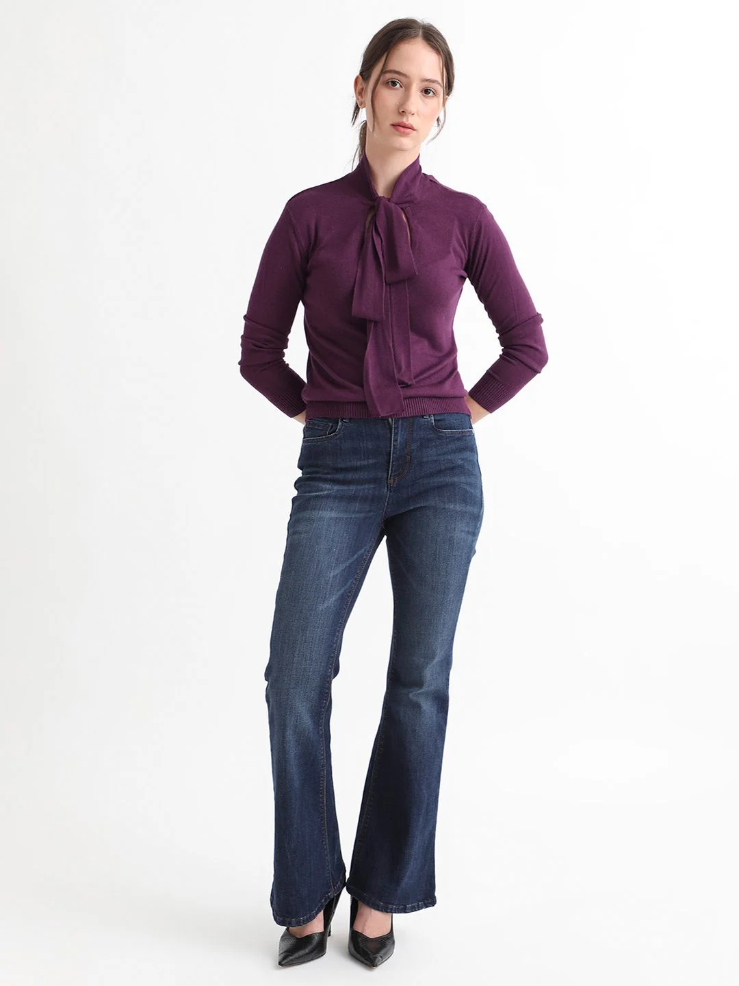RAREISM Women Solid Pullover - Image 7