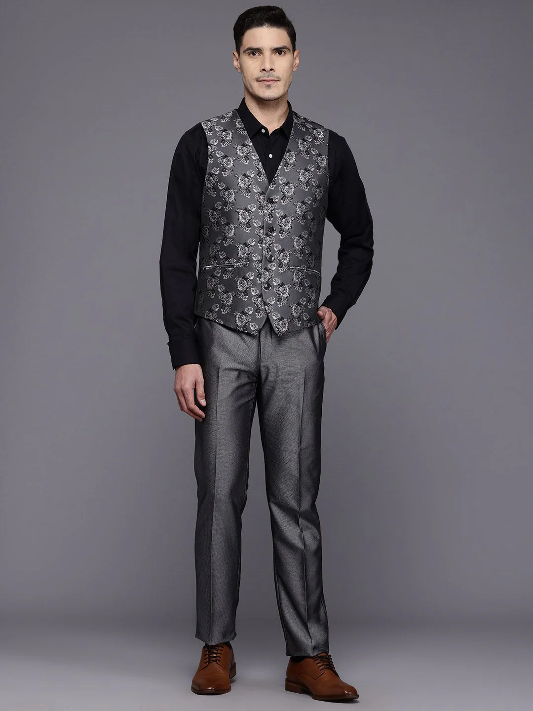 Raymond 3-Piece Single-Breasted Contemporary-Fit Party Suit - Image 2