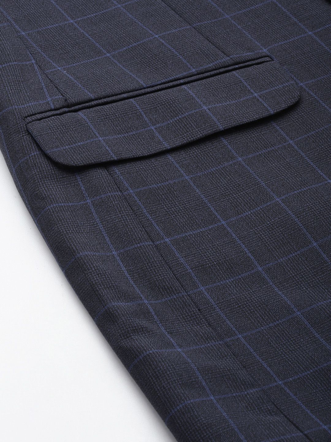 Raymond Checked Single Breasted Contemporary Fit 2-Piece Formal Suit - Image 6