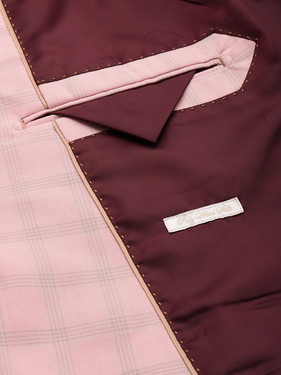 Raymond Contemporary Fit Checked Formal Blazer - Image 7