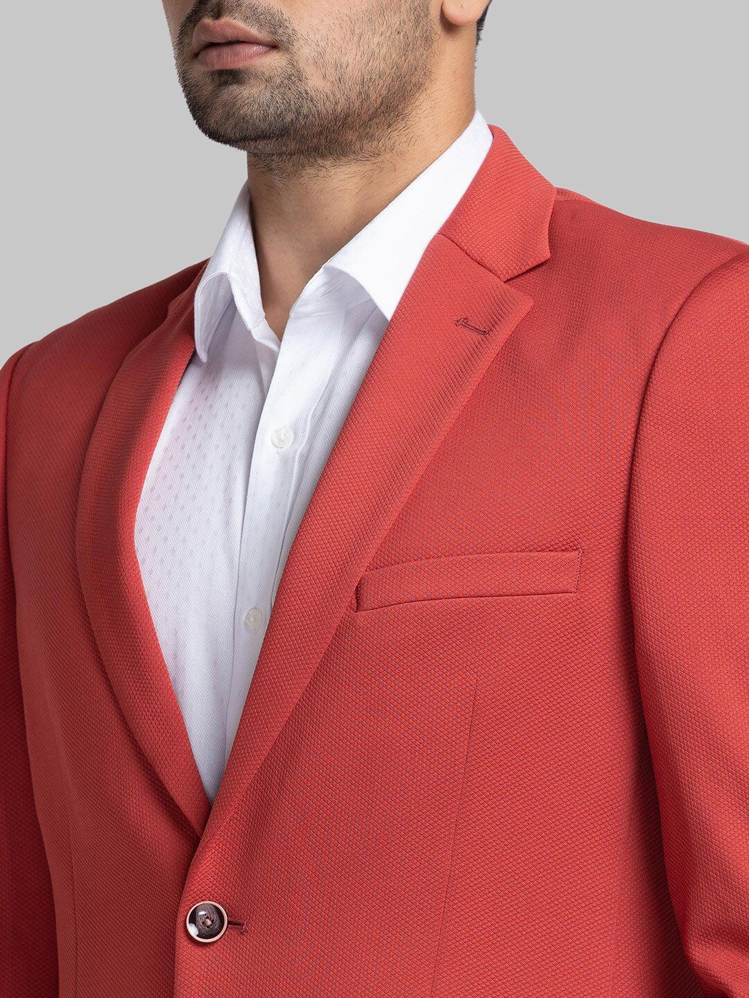 Raymond Contemporary-Fit Medium Single Breasted Formal Blazer - Image 2