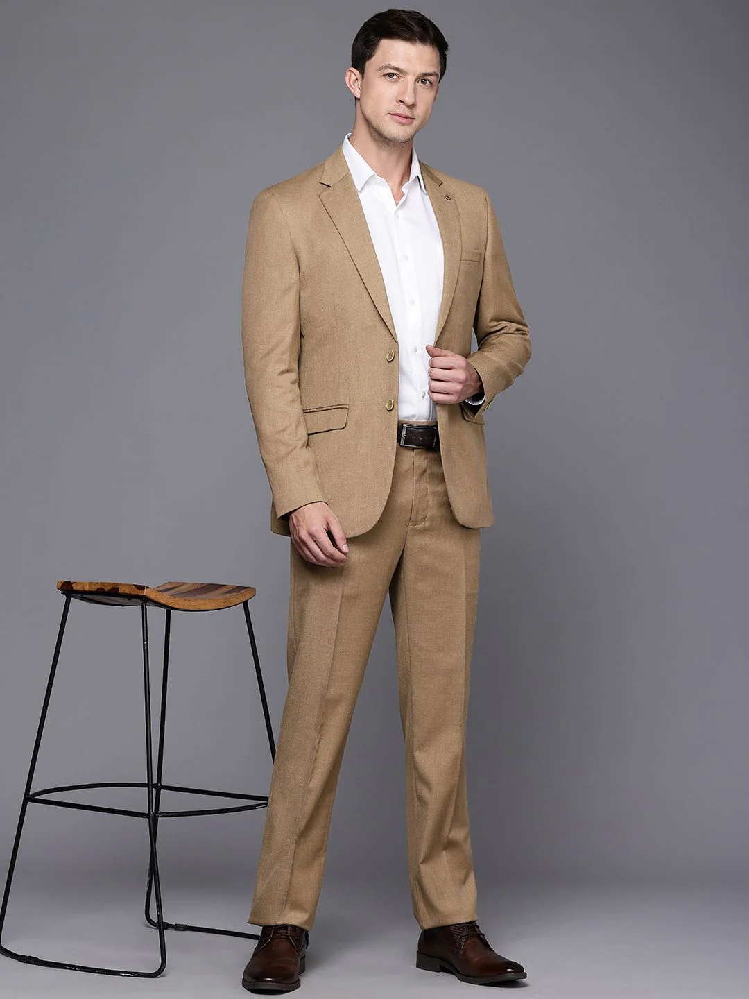 Raymond Contemporary Fit Single Breasted 2-Piece Formal Suit - Image 6