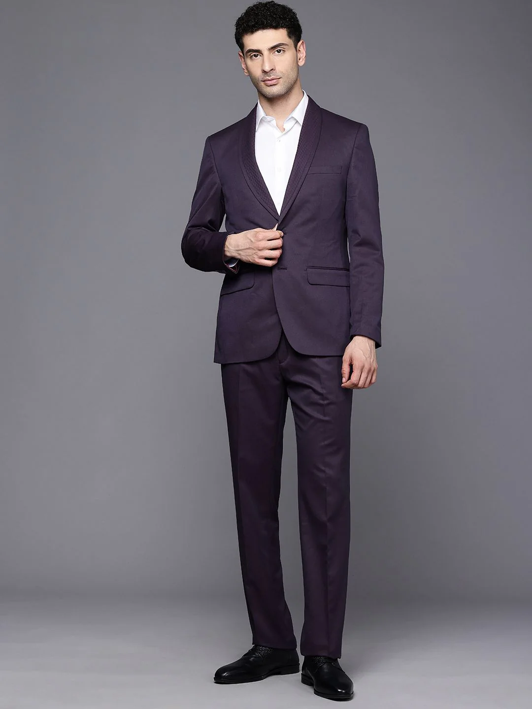 Raymond Contemporary Fit Single Breasted 2-Piece Party Suit