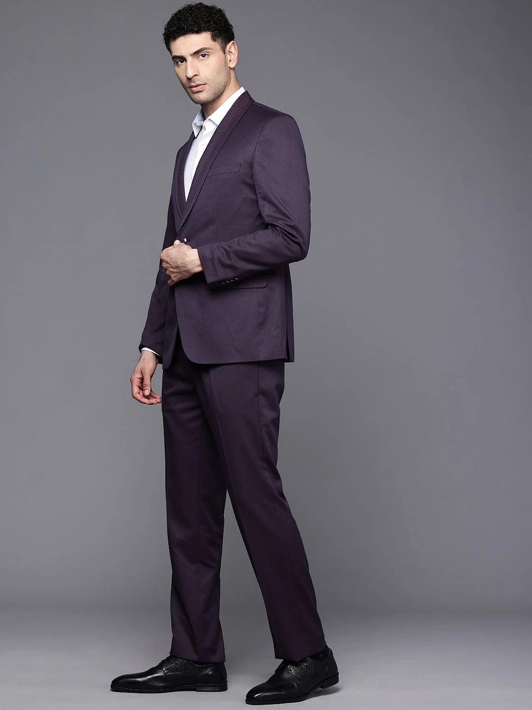 Raymond Contemporary Fit Single Breasted 2-Piece Party Suit - Image 5