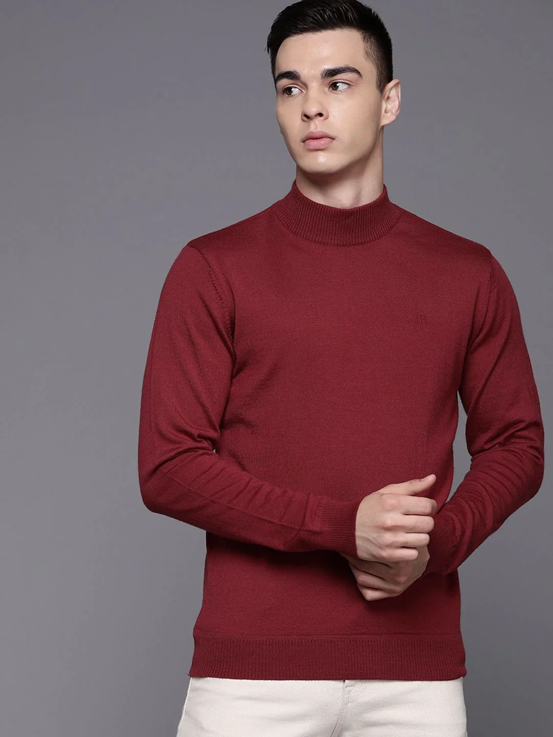 Raymond High Neck Smart Casual Pullover - Image 3