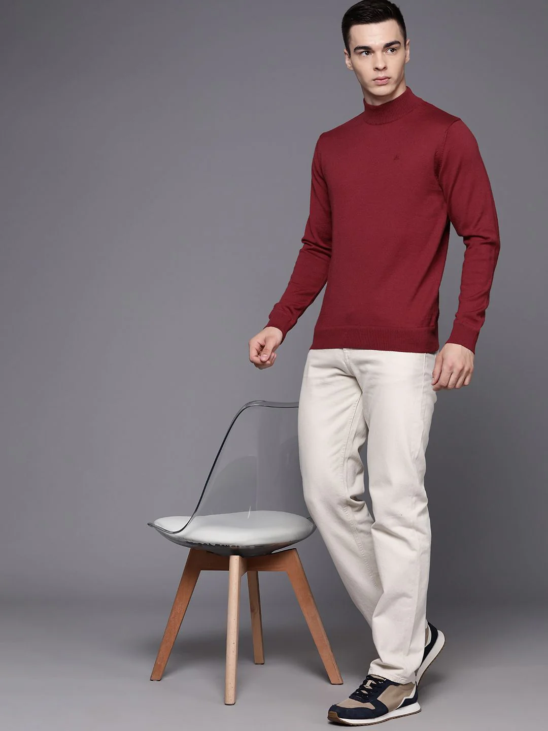 Raymond High Neck Smart Casual Pullover - Image 4