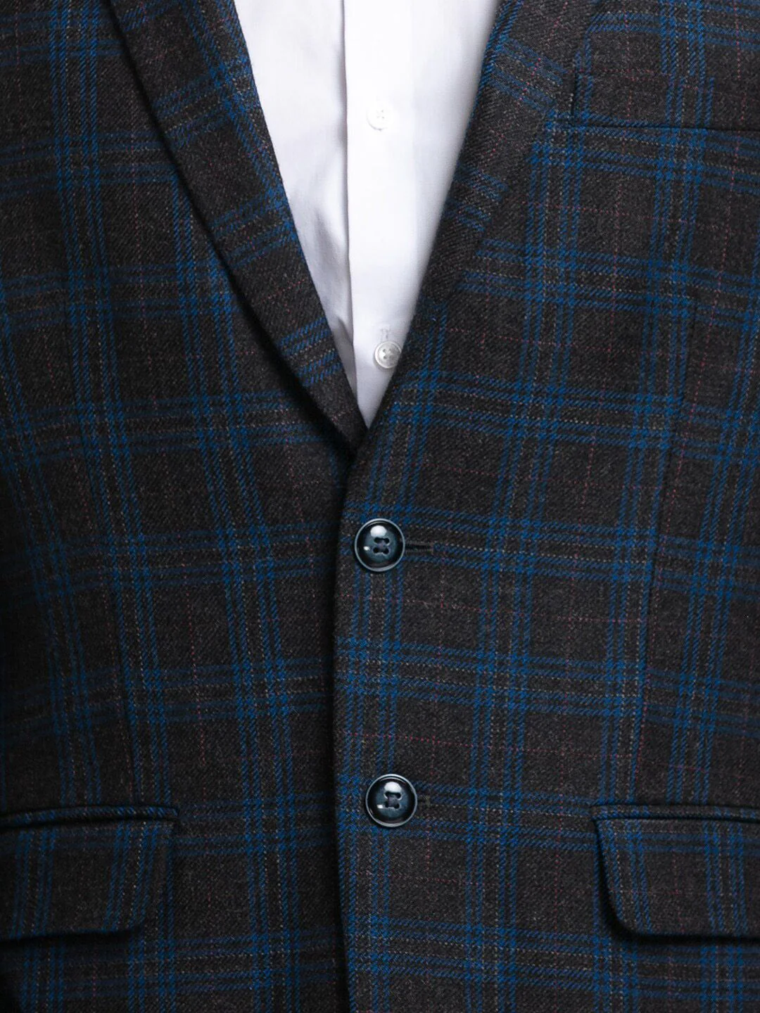 Raymond Men Checked Single Breasted Formal Blazers - Image 7