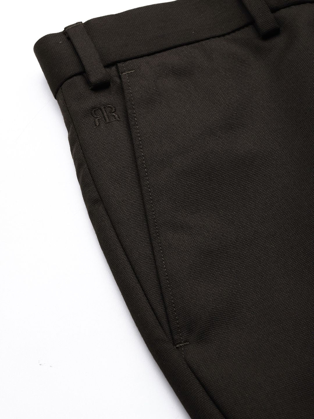 Raymond Men Checked Slim Fit Formal Trousers - Image 6