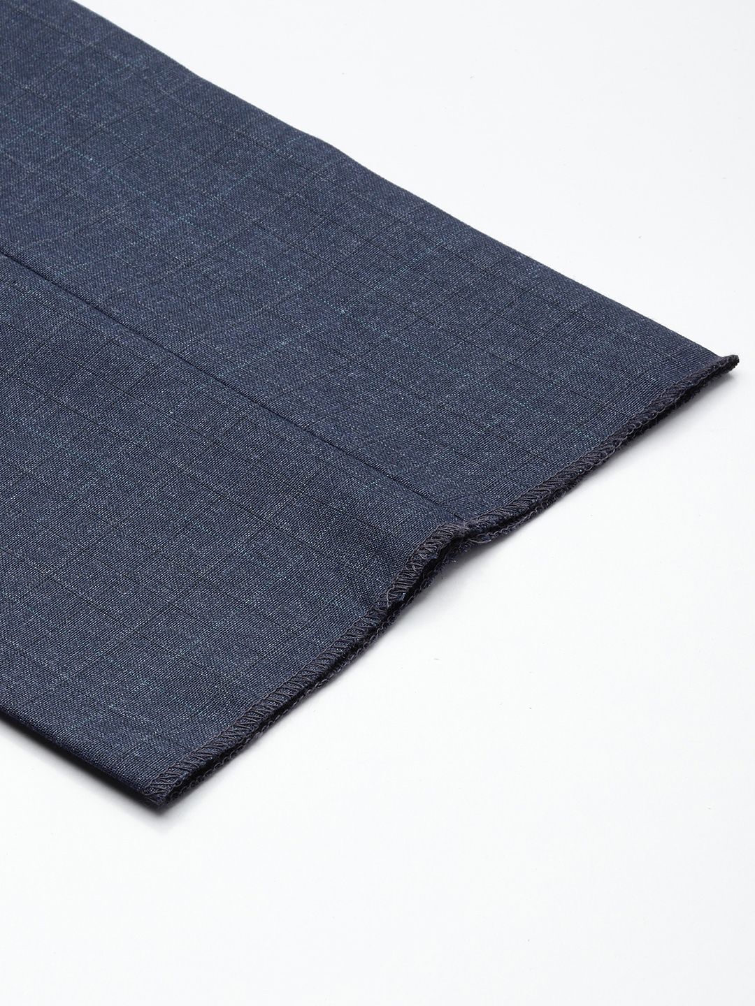Raymond Men Checked Slim Fit Formal Trousers - Image 7