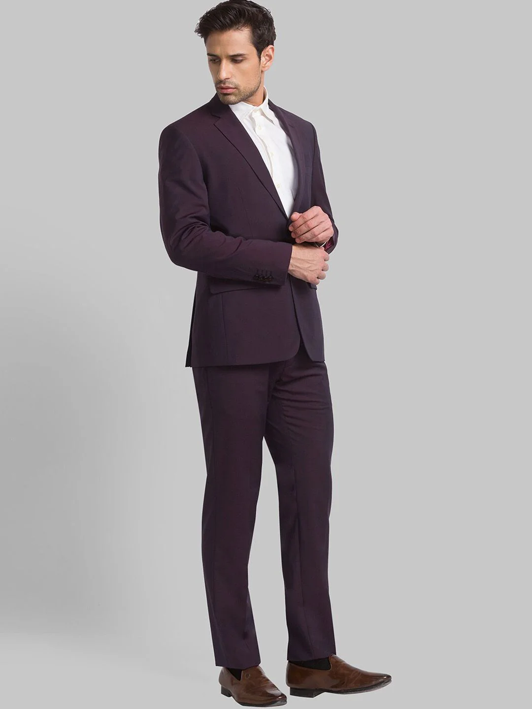Raymond Men Single Breasted Two Piece Formal Suit - Image 3