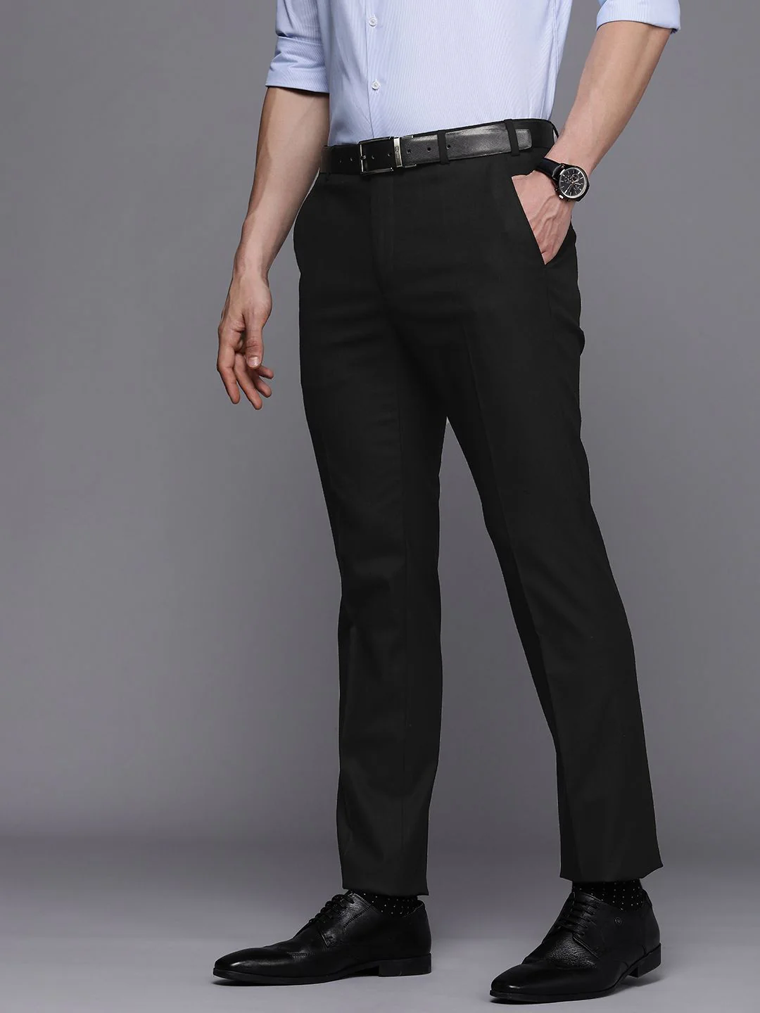 Raymond Men Slim Fit Formal Trousers - Image 2