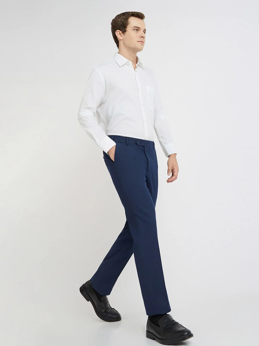 Raymond Men Slim Fit Formal Trousers - Image 4