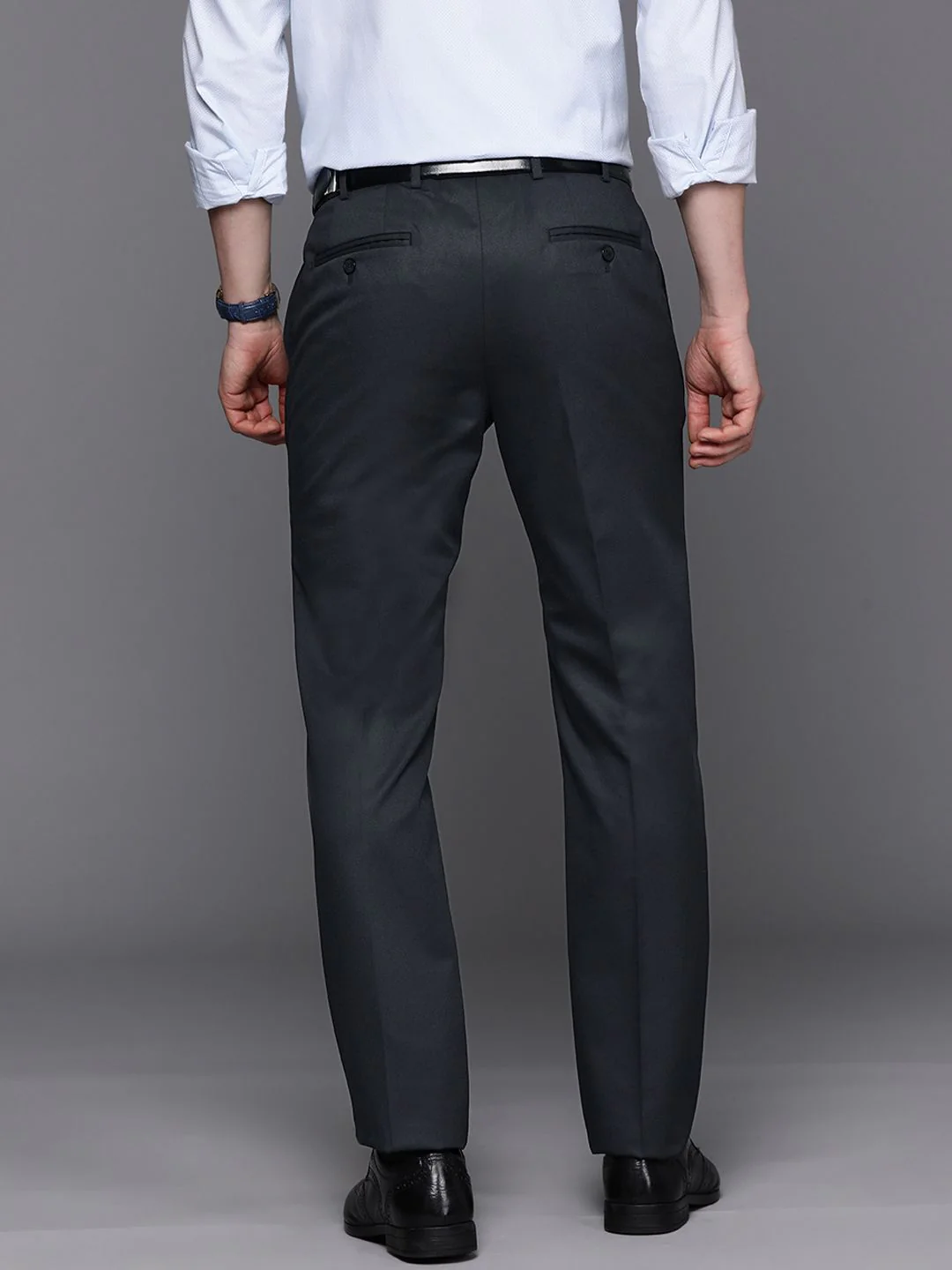 Raymond Men Slim Fit Formal Trousers - Image 5
