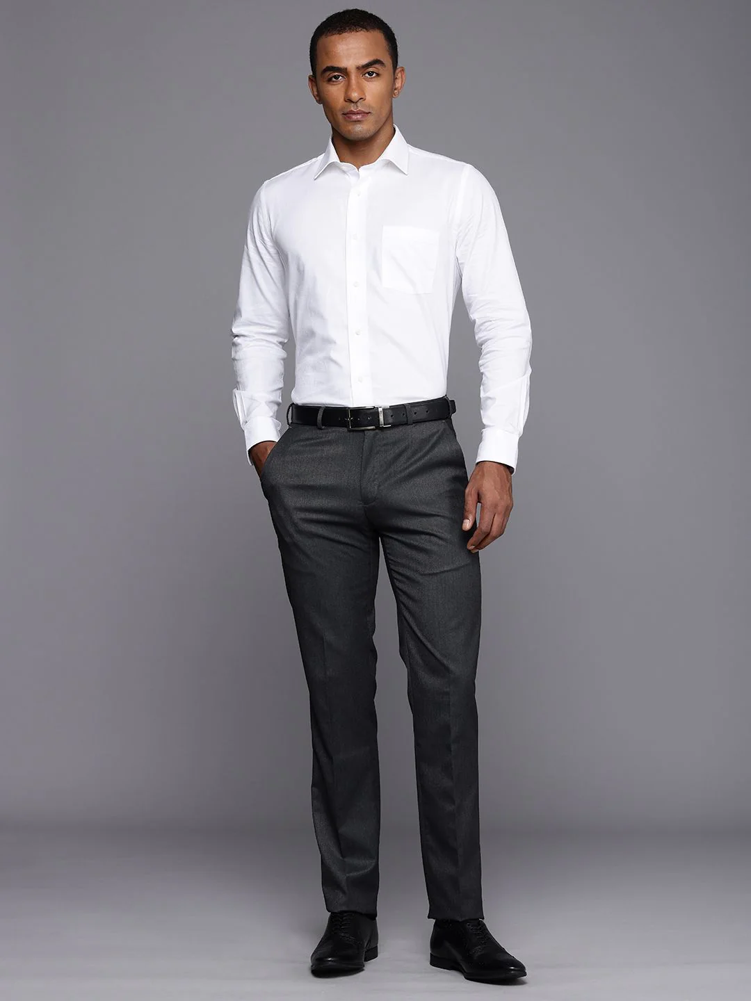 Raymond Men Slim Fit Formal Trousers - Image 5