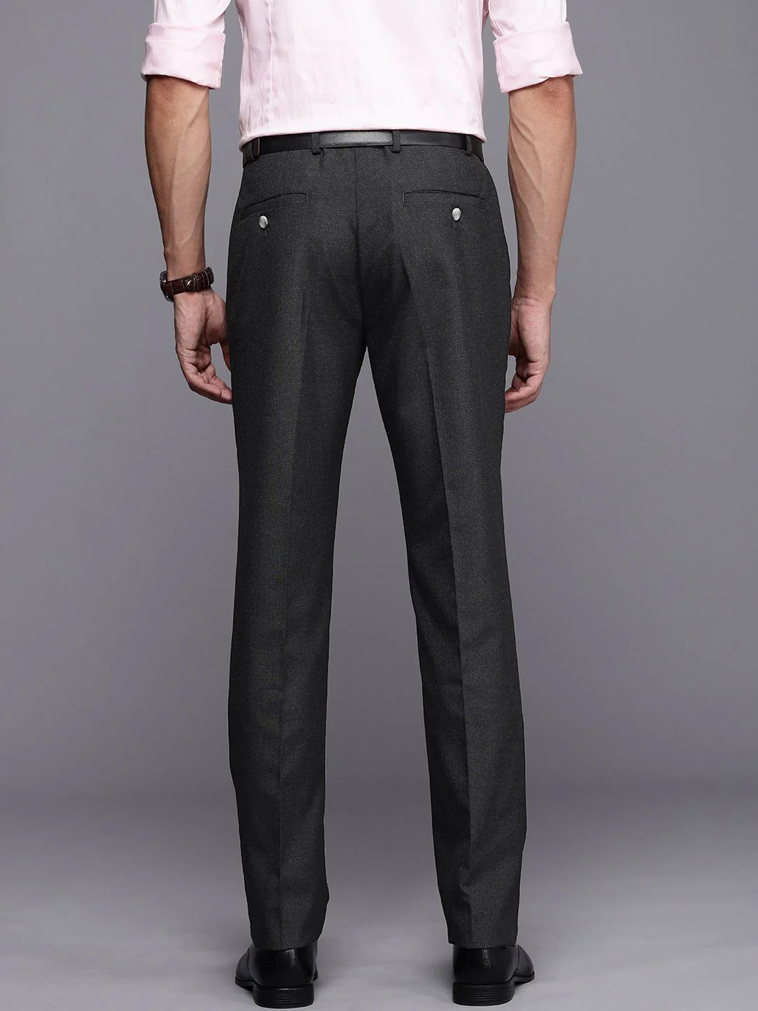 Raymond Men Slim Fit Formal Trousers - Image 3