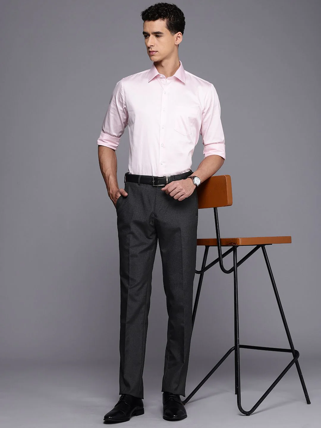 Raymond Men Slim Fit Formal Trousers - Image 5