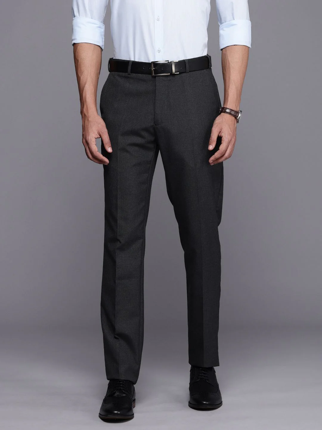 Raymond Men Slim Fit Formal Trousers