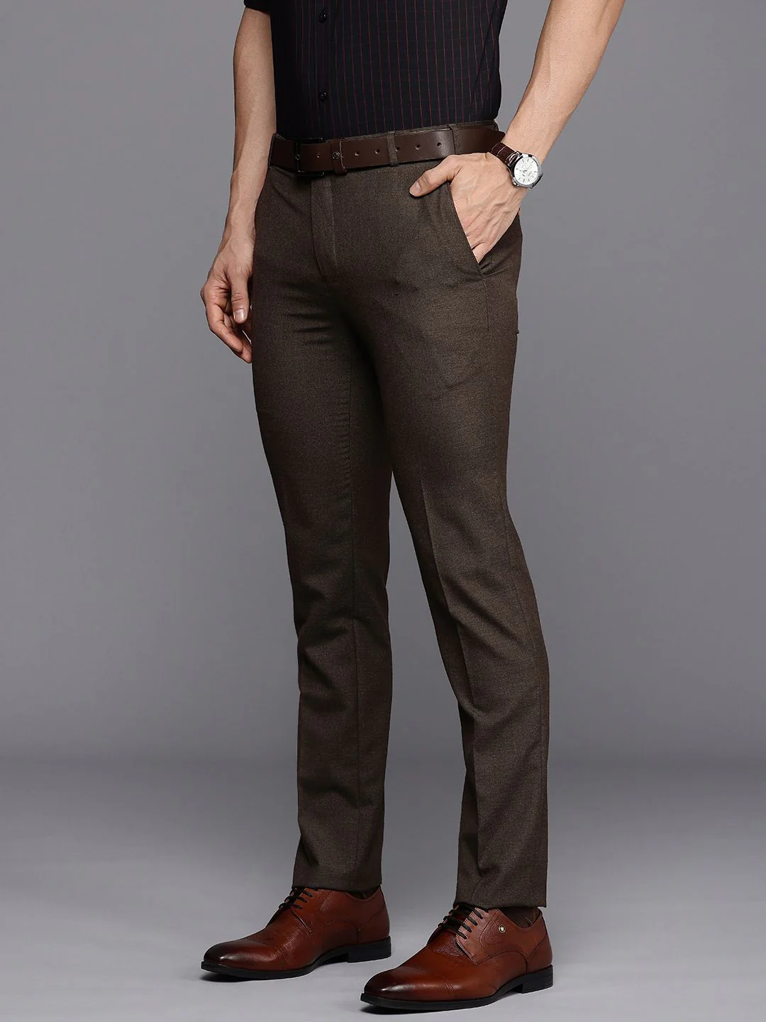 Raymond Men Slim Fit Formal Trousers - Image 2