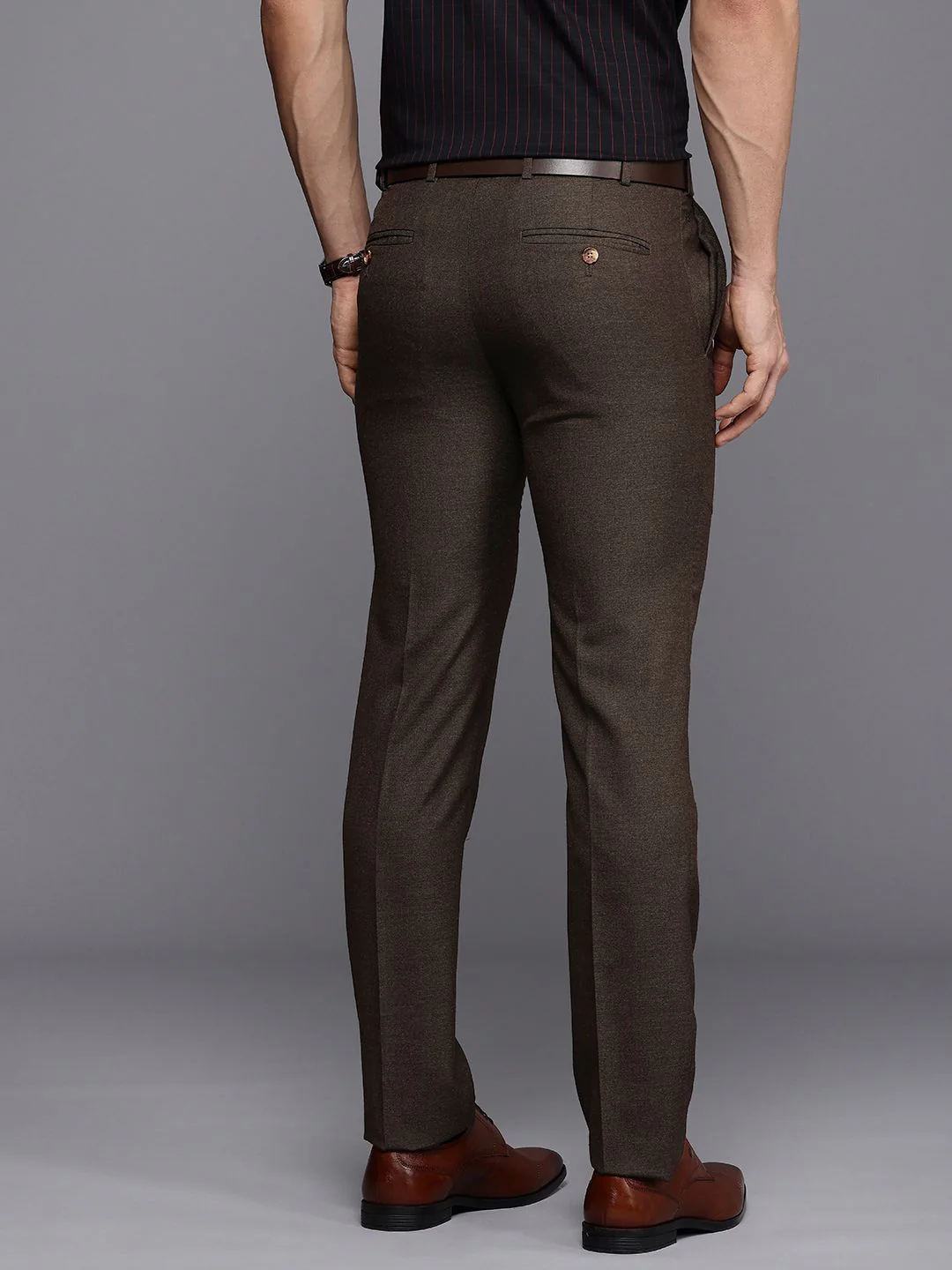 Raymond Men Slim Fit Formal Trousers - Image 3