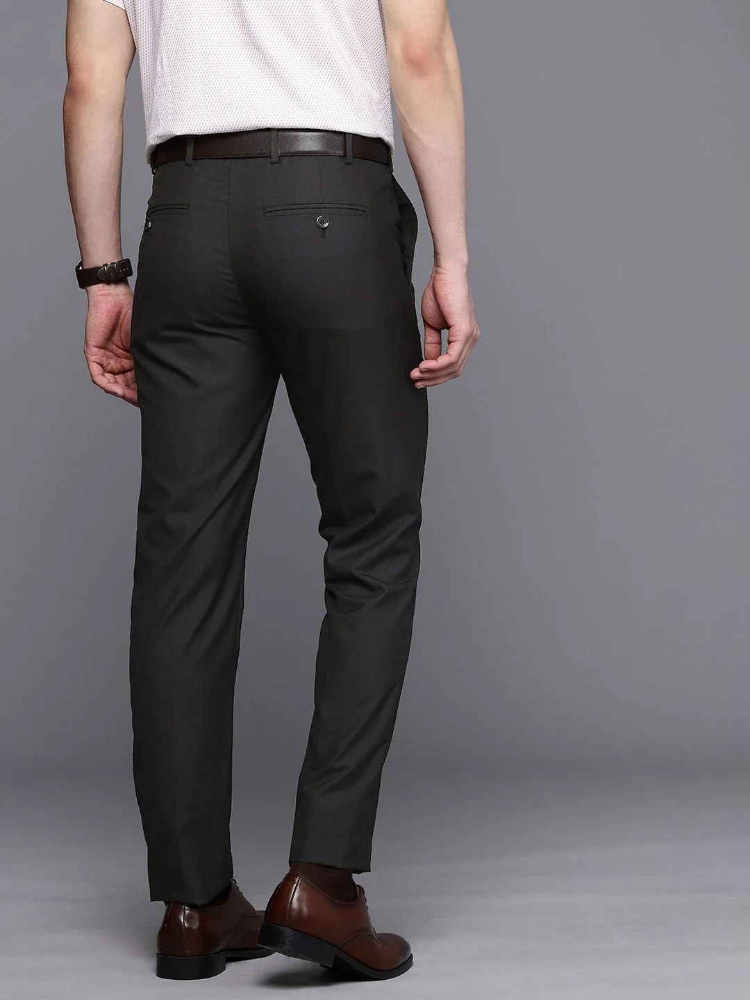 Raymond Men Slim Fit Formal Trousers - Image 3
