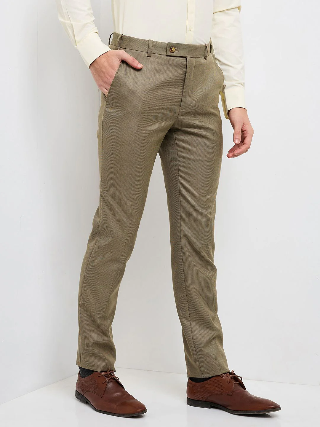 Raymond Men Slim Fit Formal Trousers - Image 2