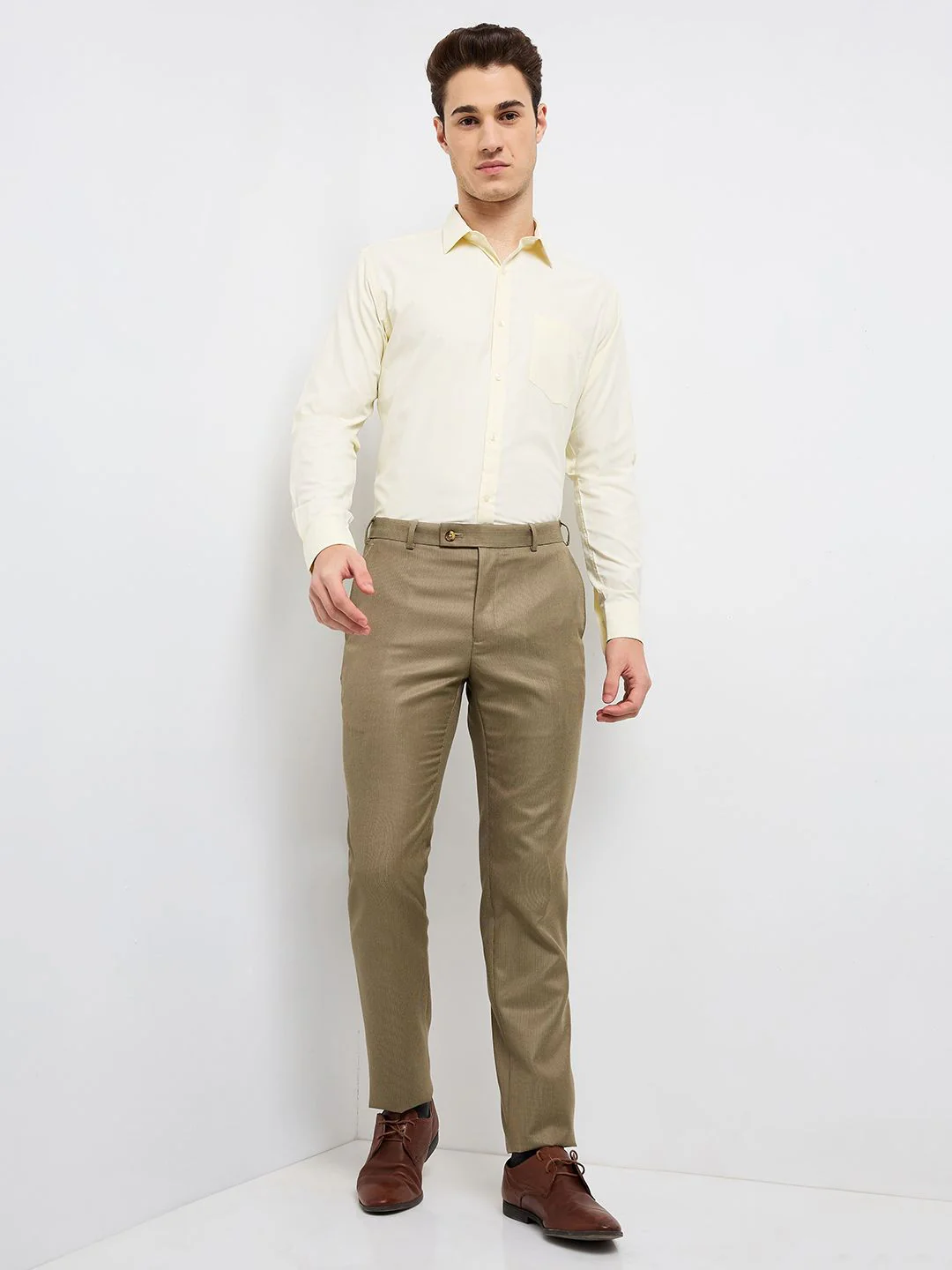Raymond Men Slim Fit Formal Trousers - Image 5