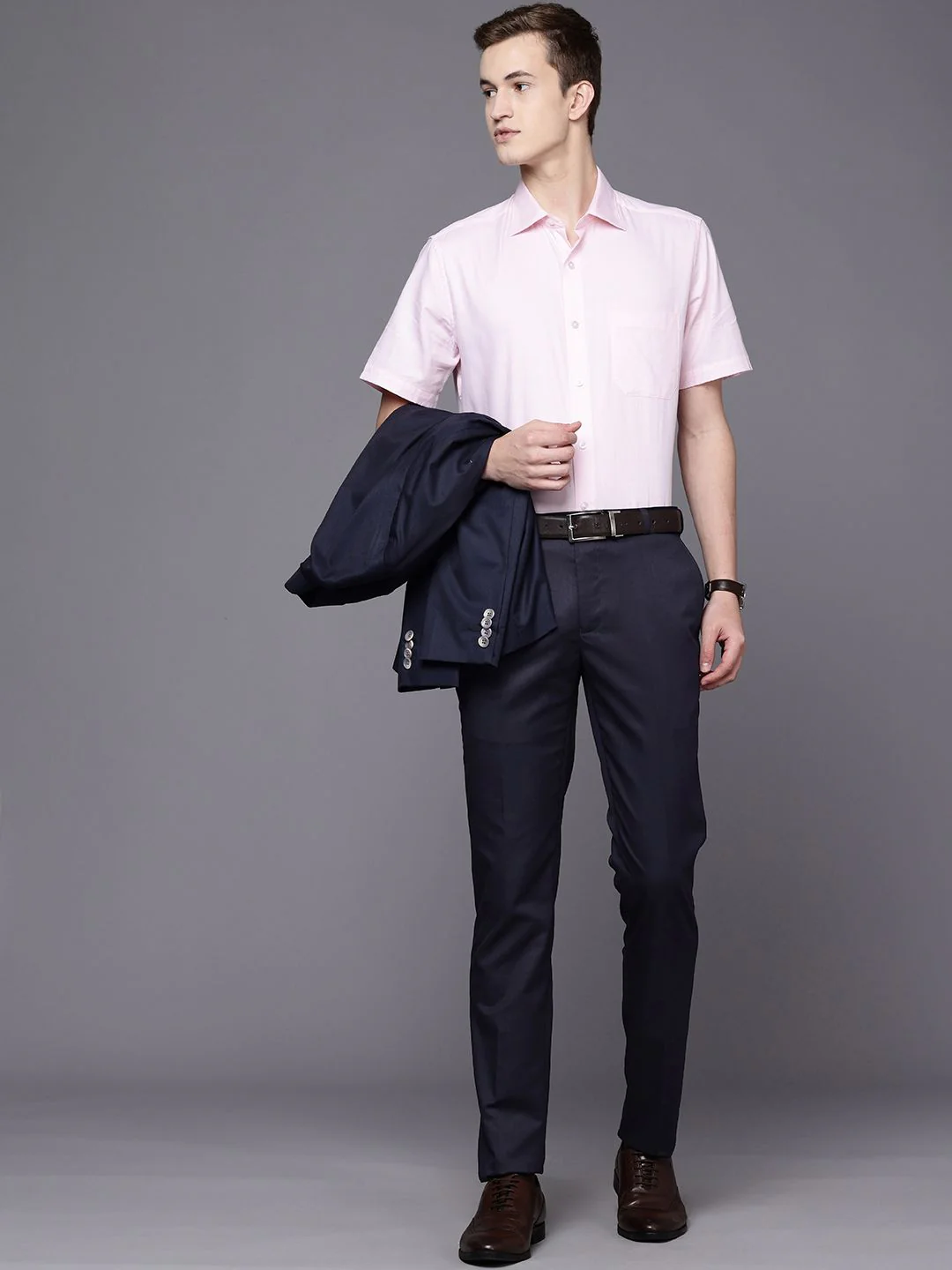 Raymond Men Slim Fit Formal Trousers - Image 5