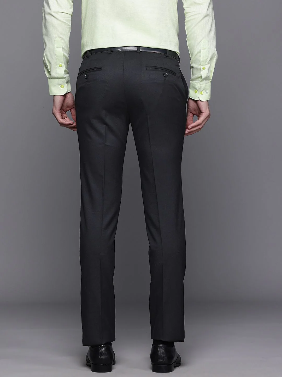Raymond Men Slim Fit Non Iron Trousers - Image 3