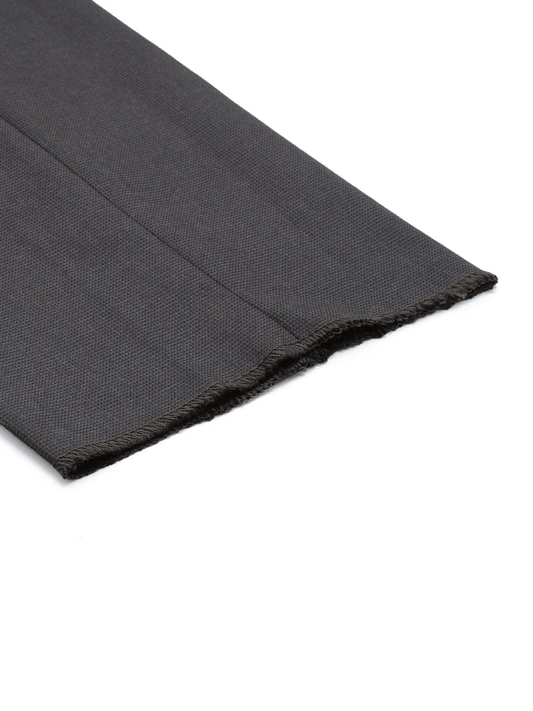 Raymond Men Textured Slim Fit Mid-Rise Formal Trousers - Image 7