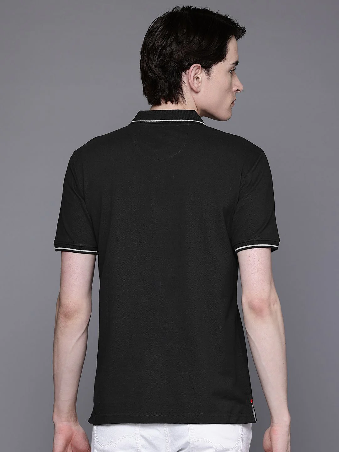 Raymond Pure Cotton Modern Fit Polo Collar T-shirt - Image 5