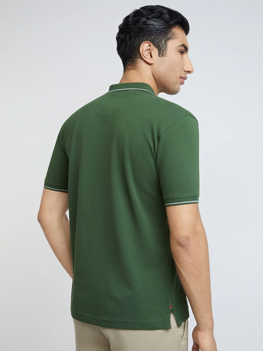 Raymond Pure Cotton Modern Fit Polo Collar T-shirt - Image 4