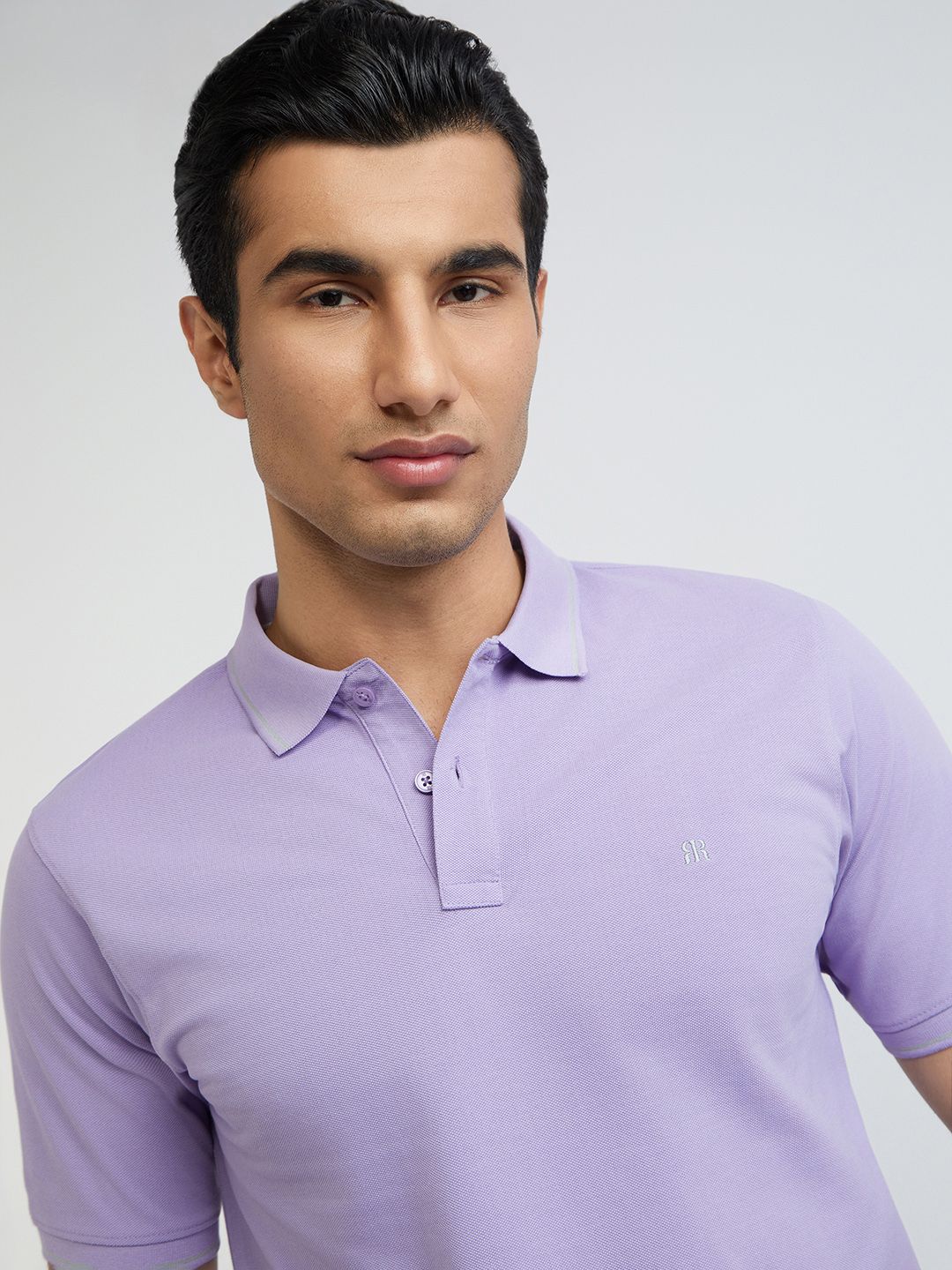 Raymond Pure Cotton Modern Fit Polo Collar T-shirt - Image 2