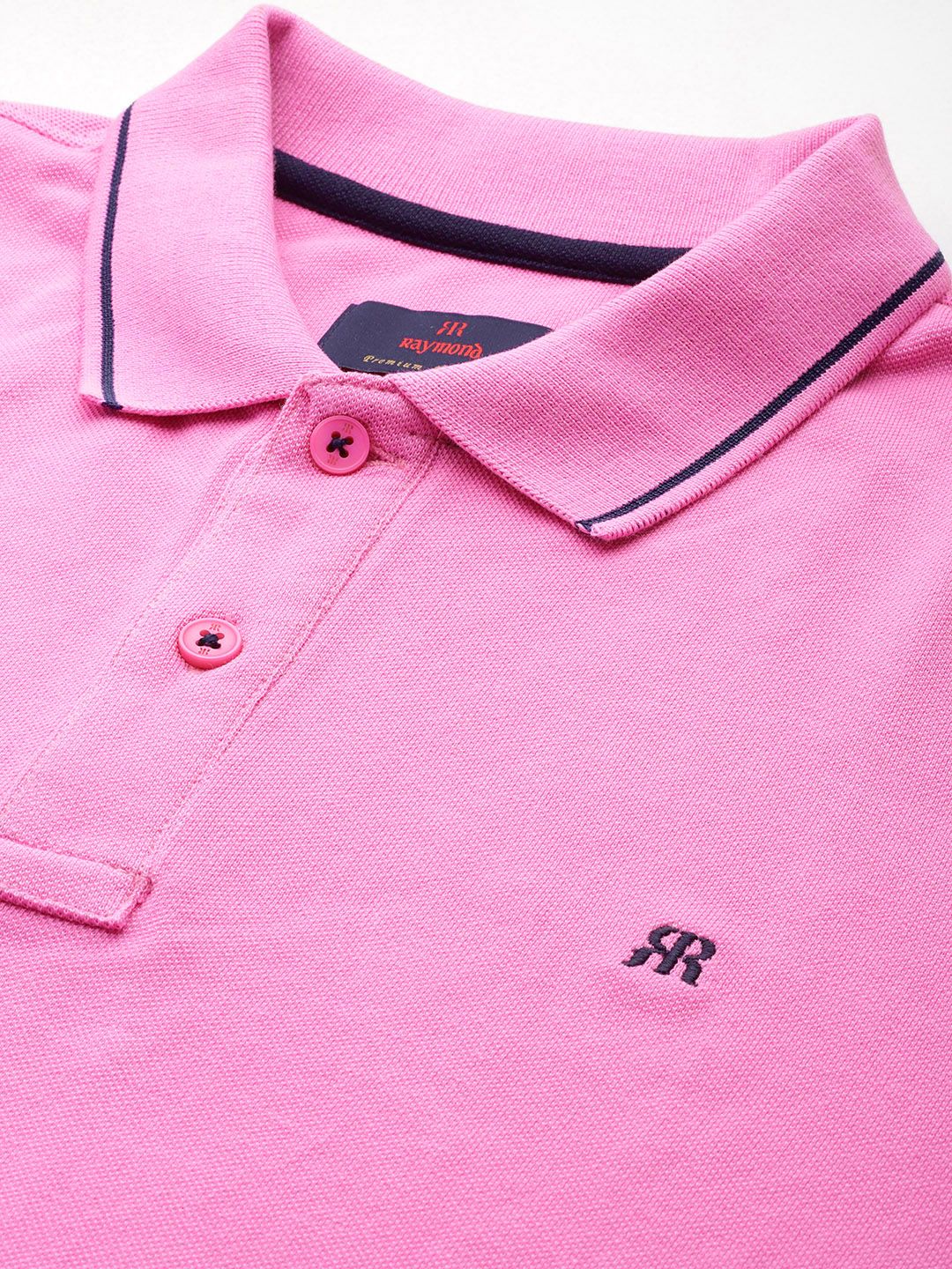 Raymond Pure Cotton Polo Collar T-shirt - Image 2