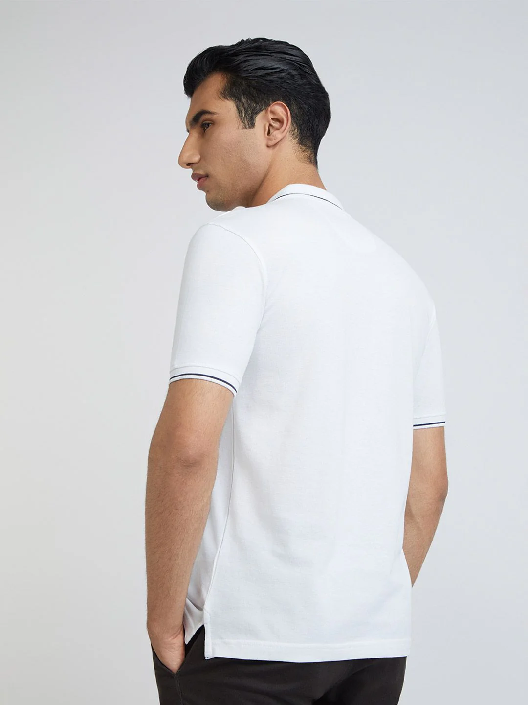 Raymond Pure Cotton Polo Collar T-shirt - Image 4