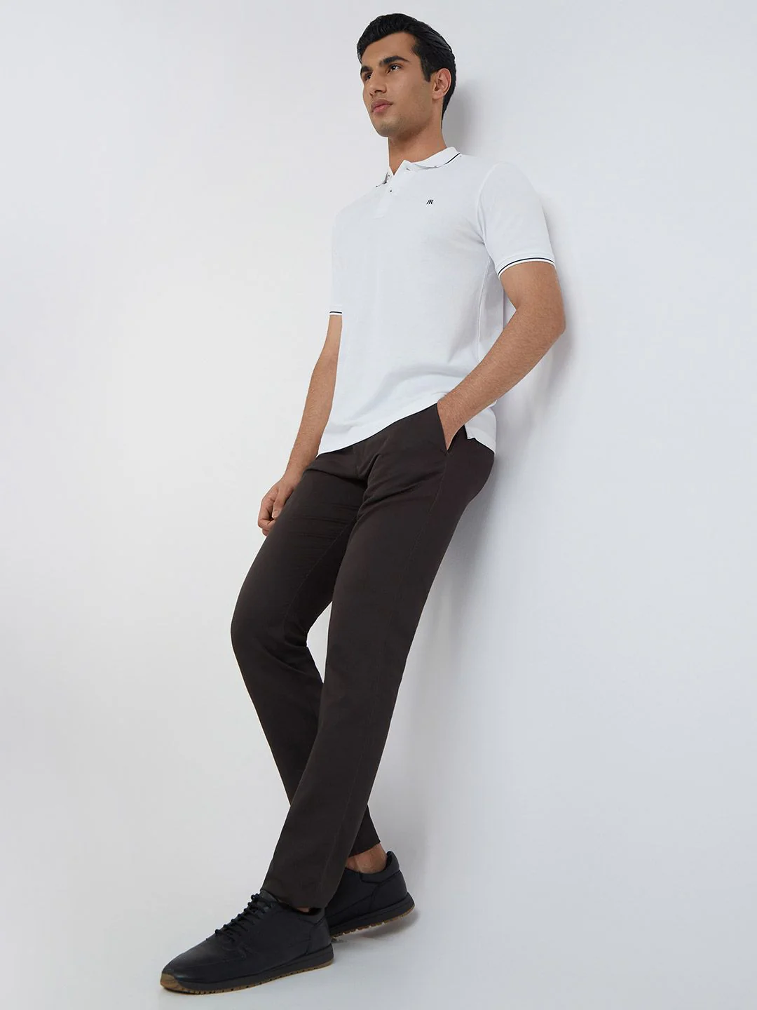 Raymond Pure Cotton Polo Collar T-shirt - Image 6