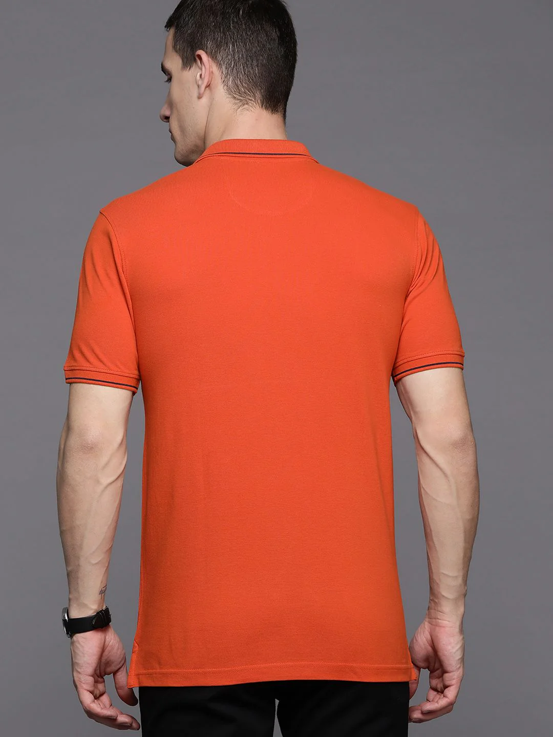 Raymond Pure Cotton Polo Collar T-shirt - Image 4