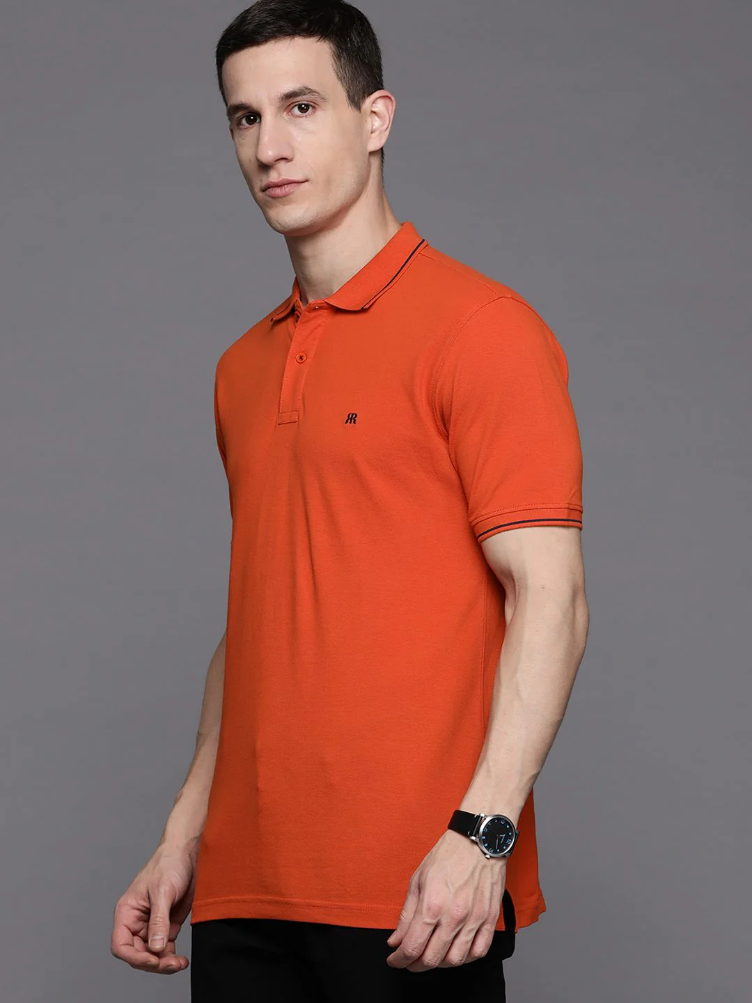Raymond Pure Cotton Polo Collar T-shirt - Image 5