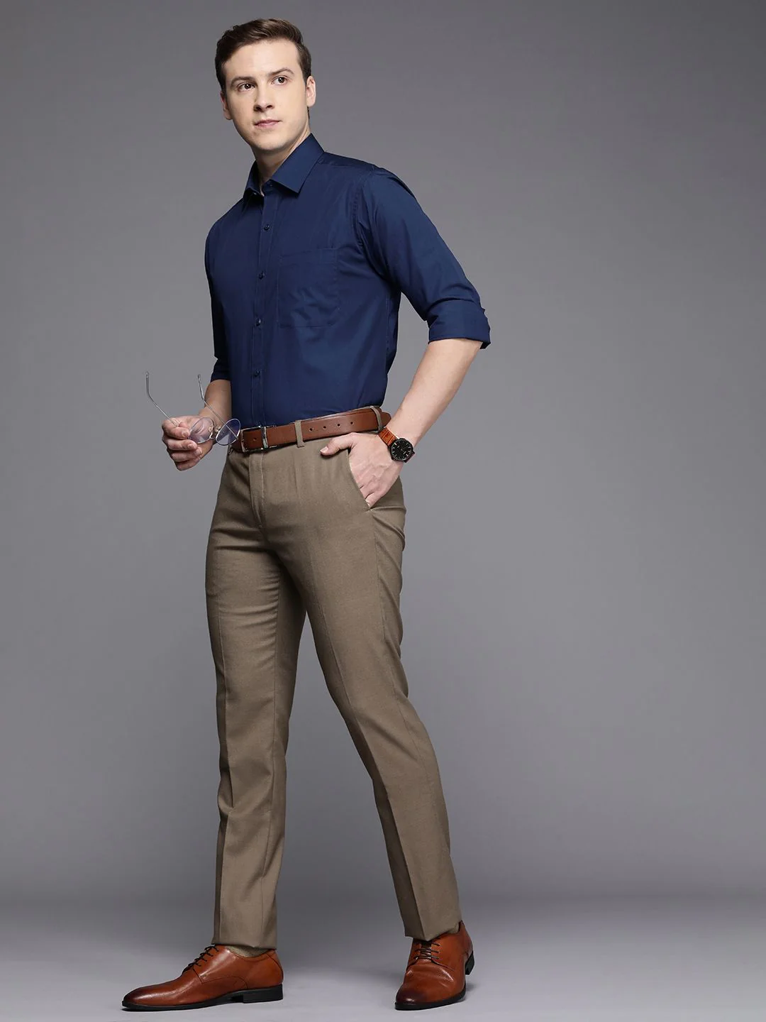 Raymond Pure Cotton Slim Fit Formal Shirt - Image 6