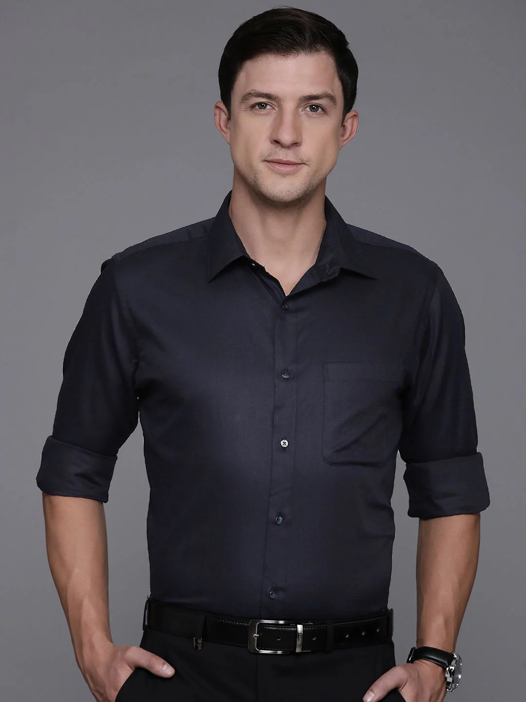 Raymond Pure Cotton Slim Fit Formal Shirt - Image 5
