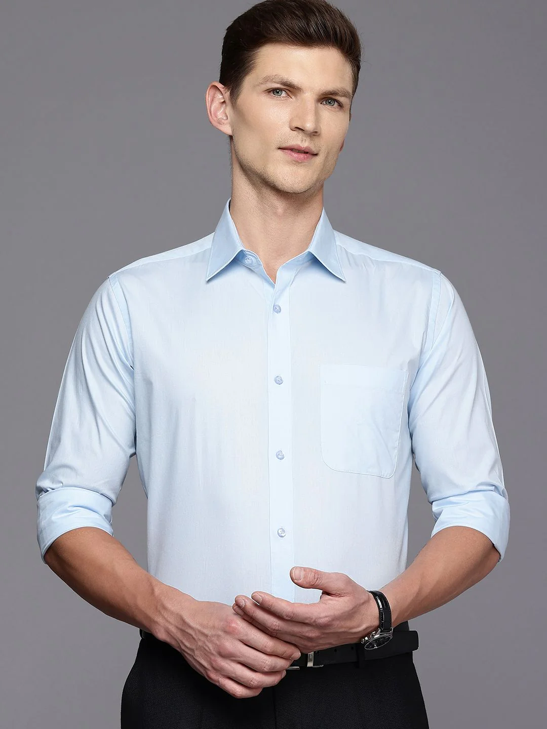 Raymond Pure Cotton Slim Fit Formal Shirt - Image 5