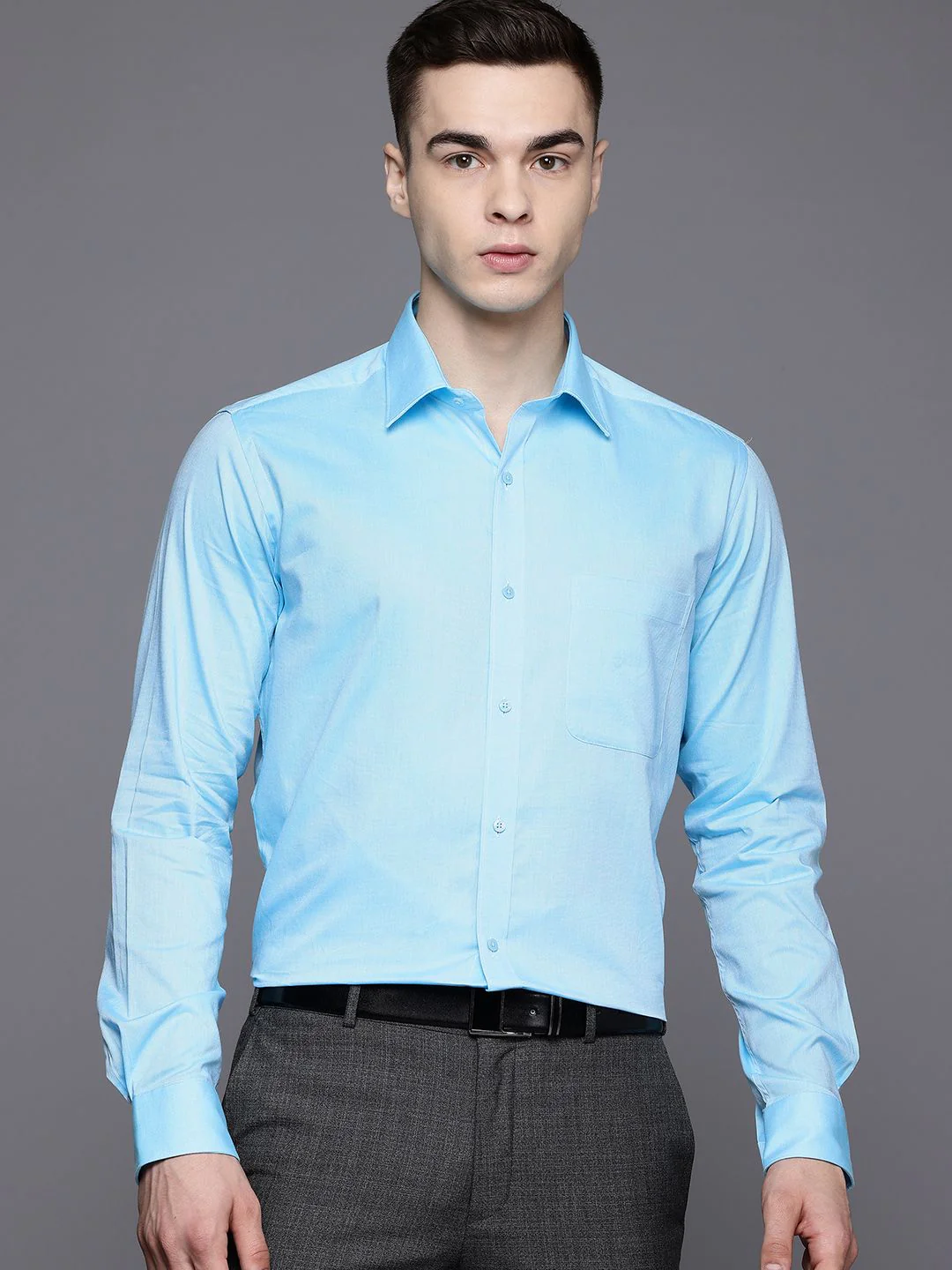 Raymond Pure Cotton Slim Fit Formal Shirt - Image 5