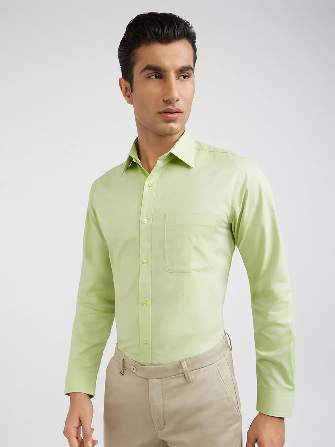 Raymond Pure Cotton Slim Fit Formal Shirt - Image 5