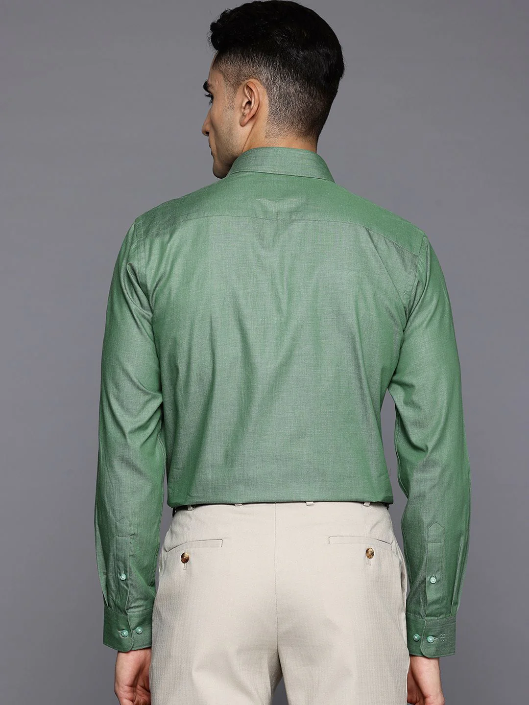 Raymond Pure Cotton Slim Fit Formal Shirt - Image 4