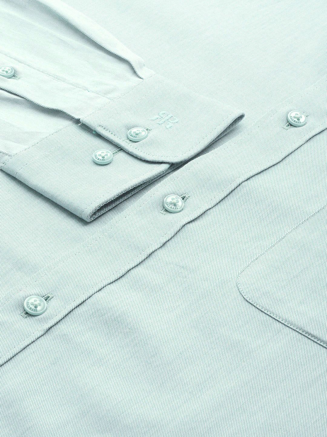 Raymond Pure Cotton Slim Fit Opaque Formal Shirt - Image 3