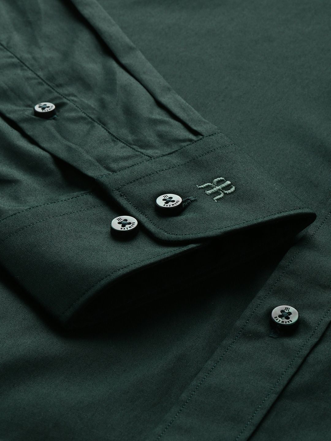 Raymond Pure Cotton Slim Fit Opaque Formal Shirt - Image 3