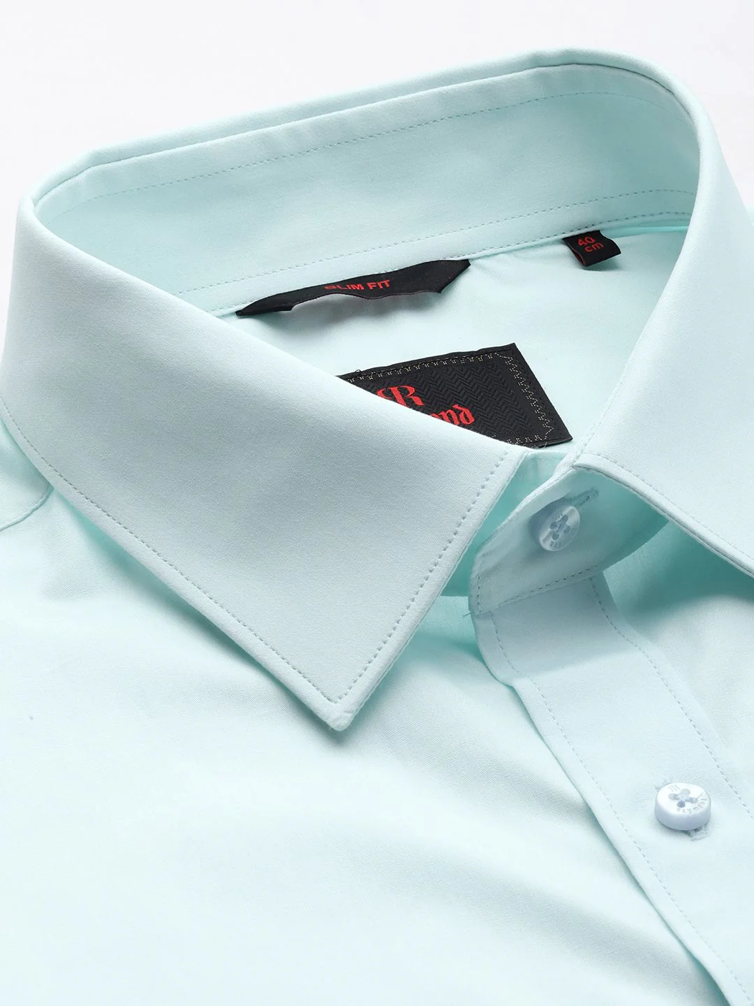 Raymond Pure Cotton Slim Fit Solid Formal Shirt - Image 2