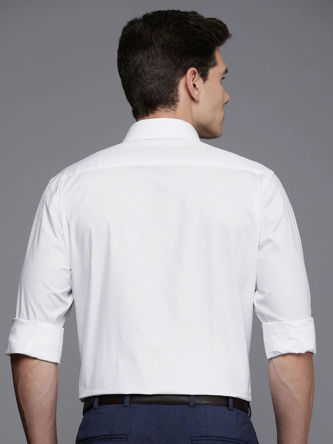 Raymond Pure Cotton Textured Slim Fit Formal Shirt - Image 4