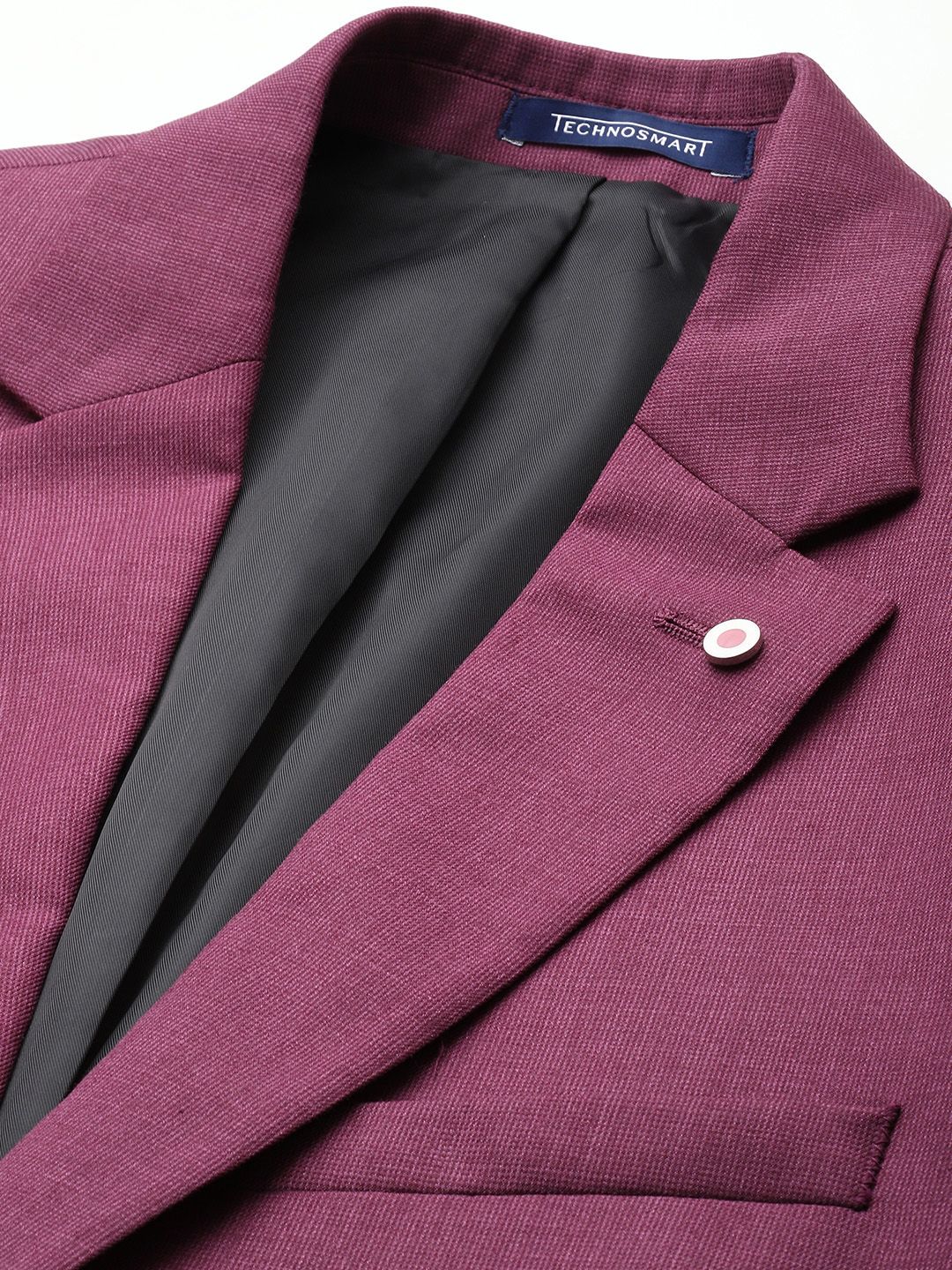 Raymond Self Design Contemporary Fit Single Breasted 2-Piece Formal Suit - Image 2