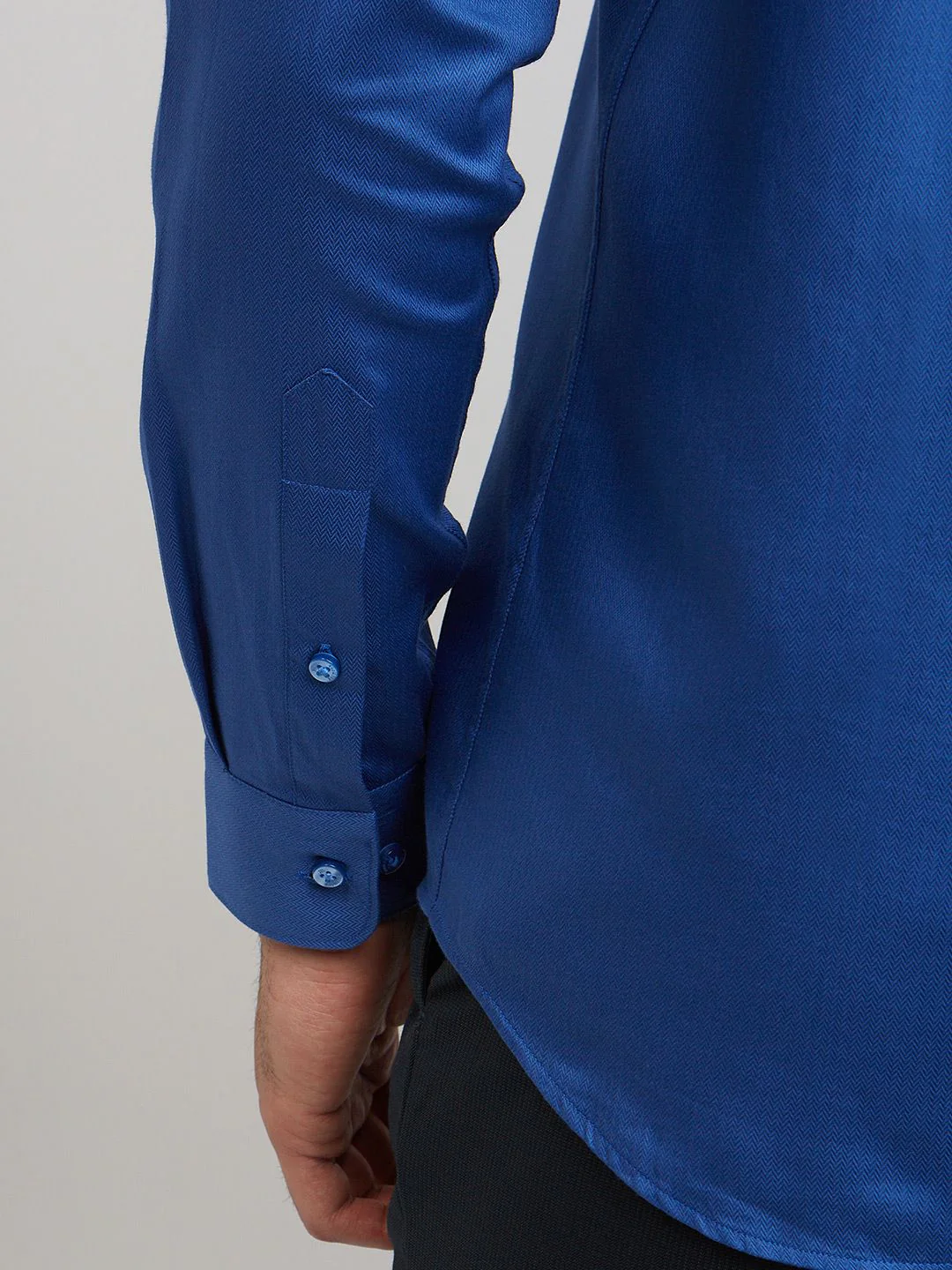 Raymond Slim Fit Opaque Pure Cotton Formal Shirt - Image 6