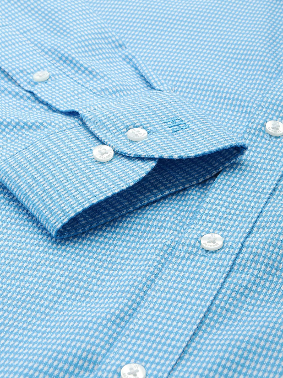 Raymond Slim Fit Opaque Pure Cotton Formal Shirt - Image 3